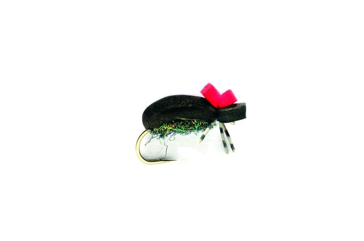 Fulling Mill Hi-Vis Black Foam Beetle By The Northern Fishing Co.