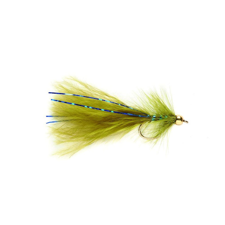 Fulling Mill McPhail Blueflash Damsel Olive — Size 10 By The Northern Fishing Co.