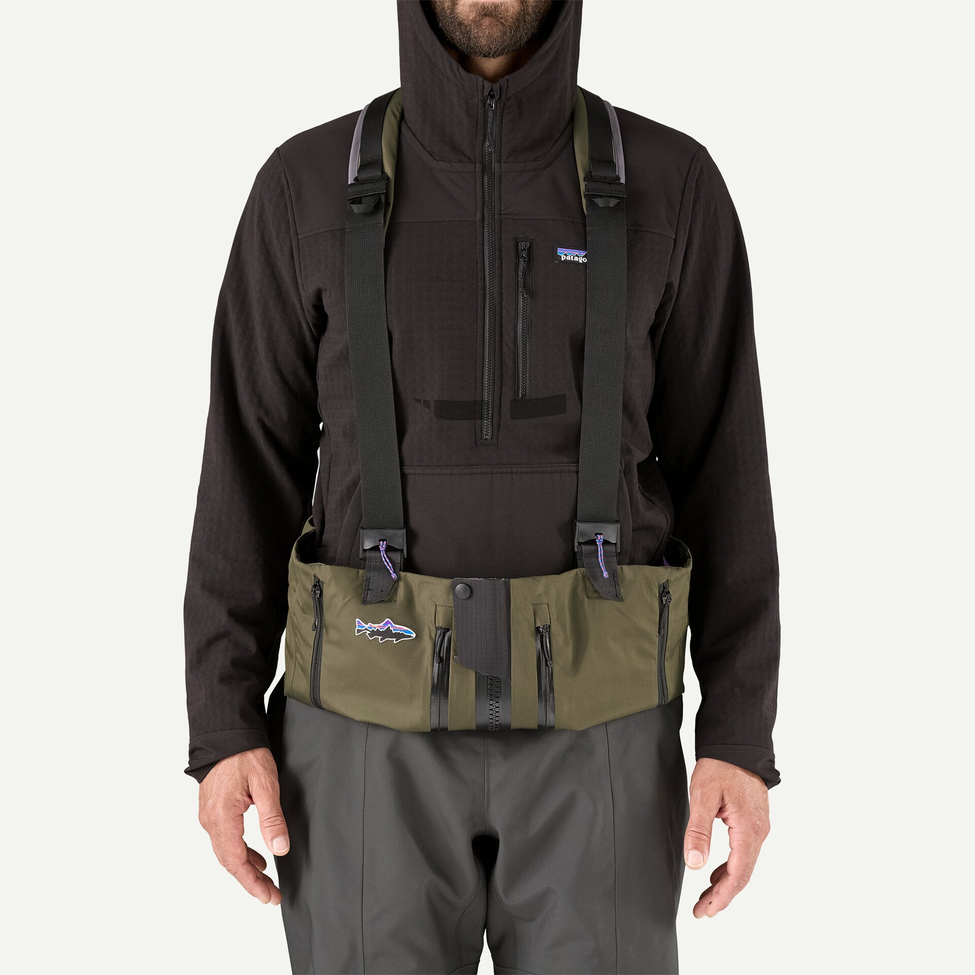 Patagonia Swiftcurrent Expedition Waders - suspender detail 2
