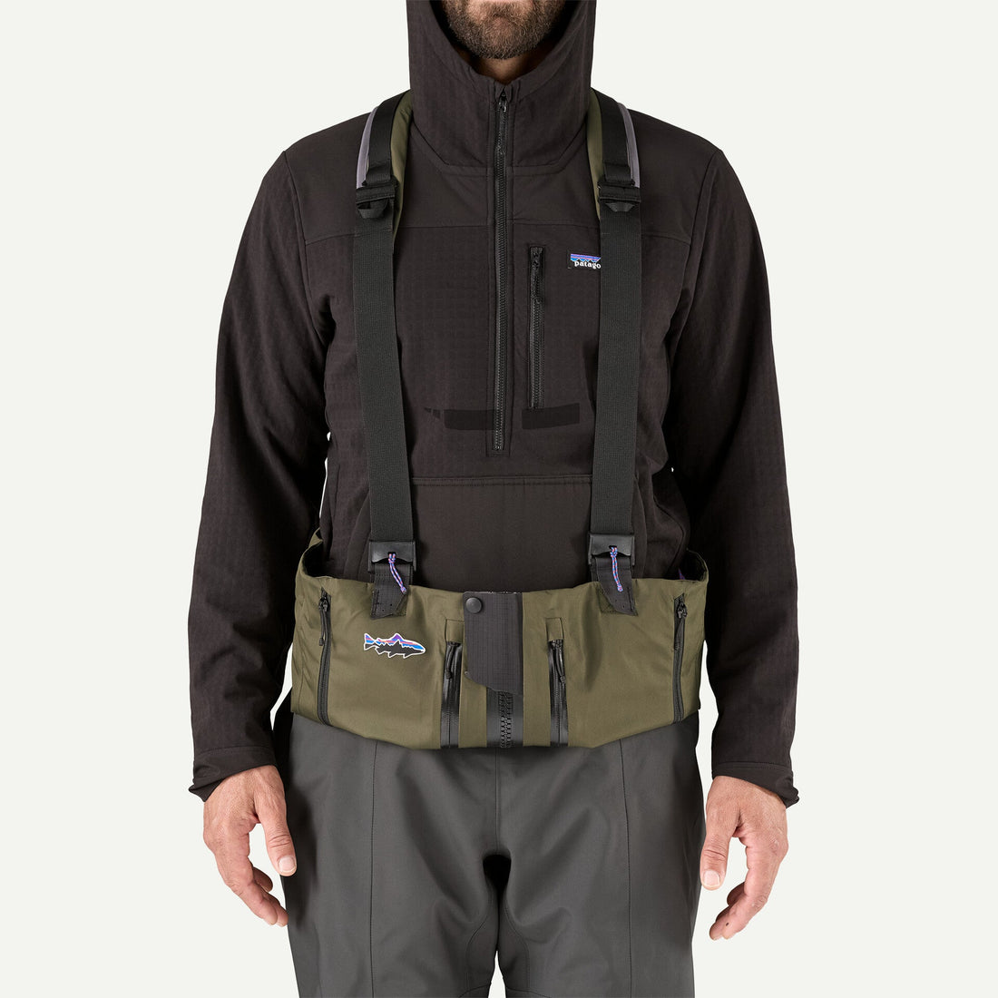 Patagonia Swiftcurrent Expedition Waders - suspender detail 2