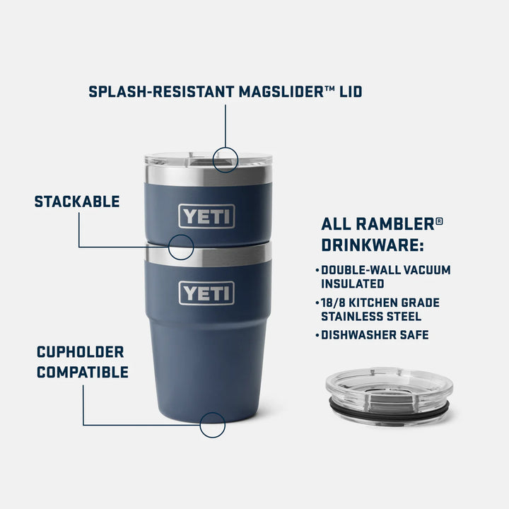 YETI Rambler 16oz Stackable Tumbler (473ml)