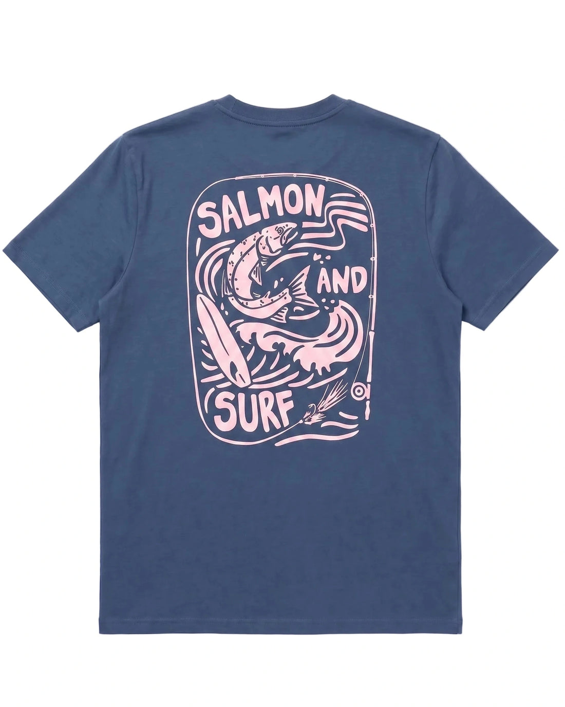 Salmon & Surf Tee (UNISEX) By The Northern Fishing Co.