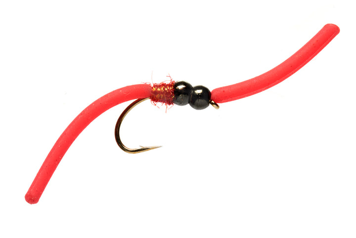 Fulling Mill Procter's Double Bead Squirmy Red By The Northern Fishing Co.