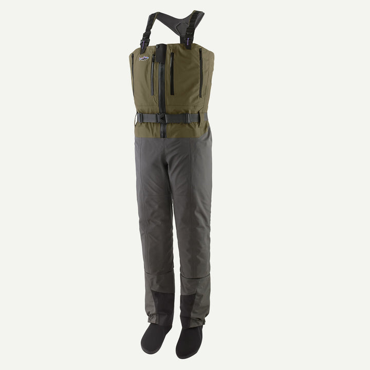 Patagonia Swiftcurrent Expedition Waders - front zip detail